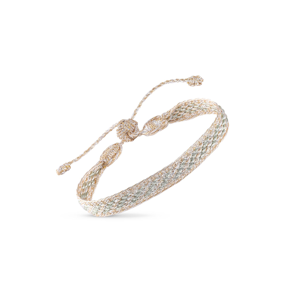 Izy nº2 in Gold & Silver Almond .webp