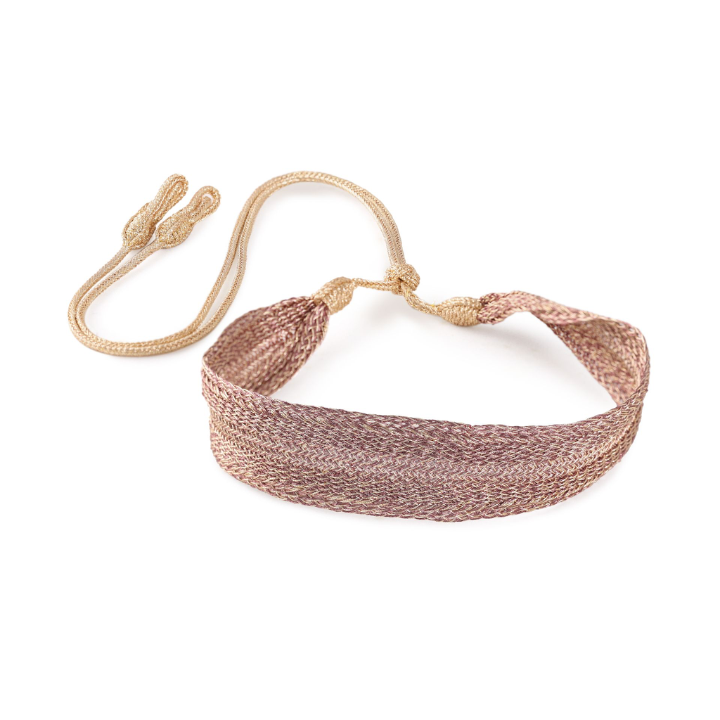 Maxi Yula nº1 Choker in Peach Mahogany .webp