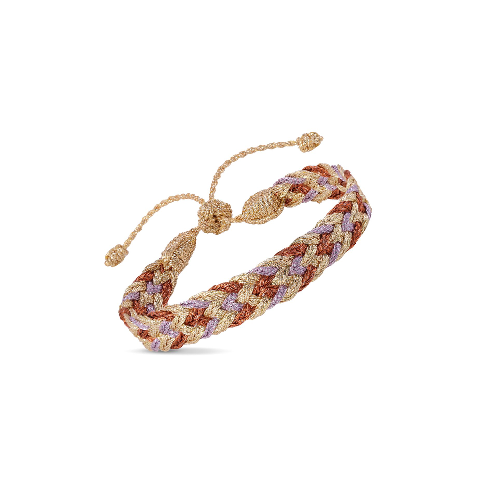 Double-U n°2 Bracelet in Gold Amber.webp