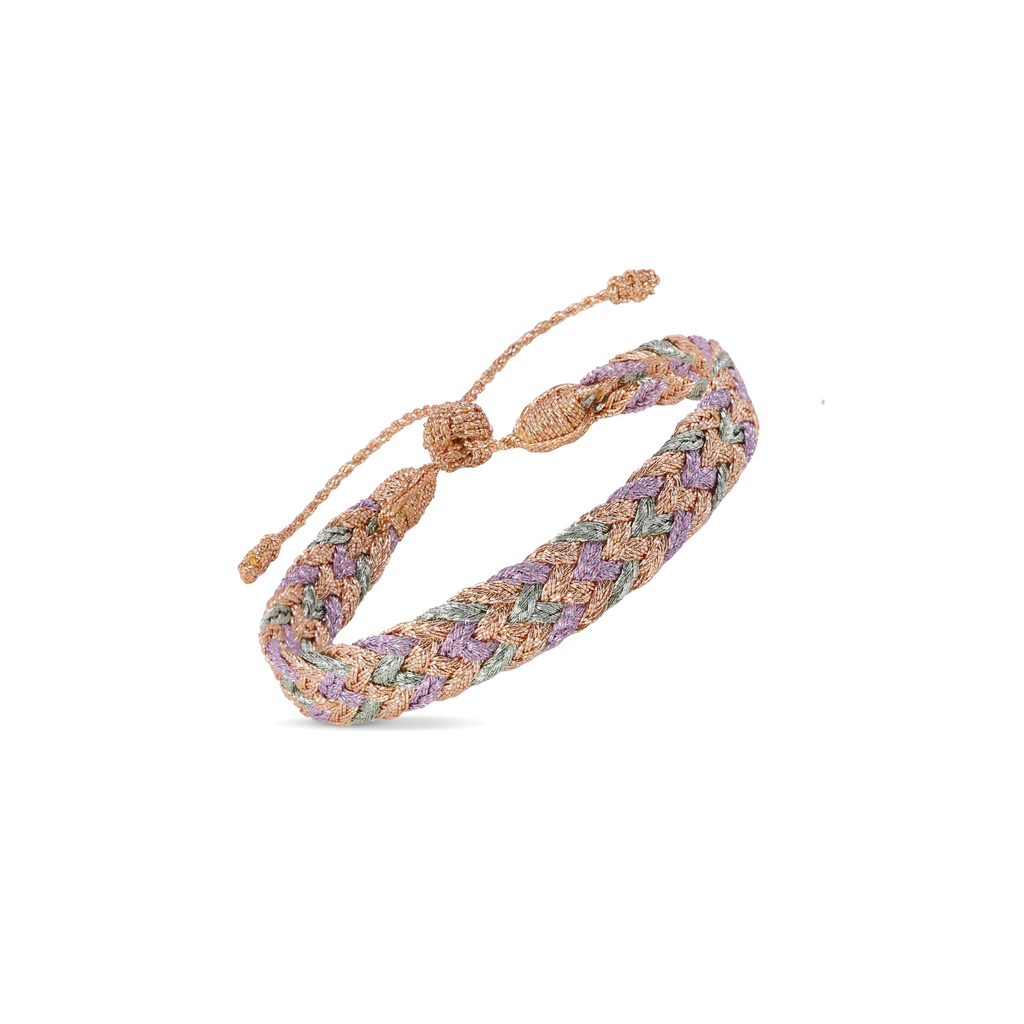 Double-U n°2 Bracelet Peach Almond Pink.webp