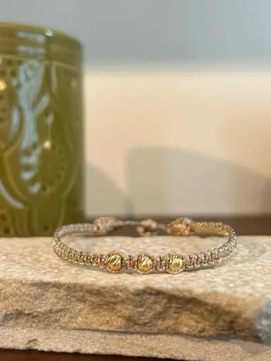 Triple Zina nº1 Bracelet w/ 18k Gold